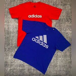 Men’s Adidas T-Shirt Bundle, 2 Tees, Size Large